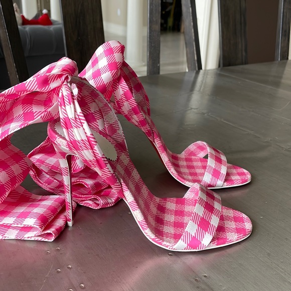 Christian Louboutin Shoes - Christian louboutin sandale du desert 100mm pink rose bco sz 39